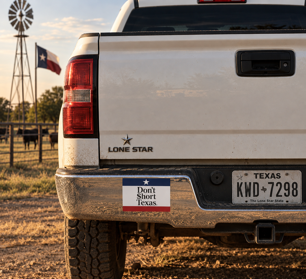 Don't Short Texas - Classic - Bumper Sticker